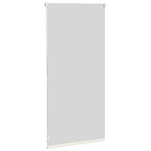 vidaXL Rullegardin m&oslash;rkleggingsbar 44,4x100 cm stoffbredde 40 cm off-white
