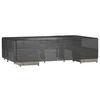 vidaXL Hagemøbeltrekk 2 stk 12 maljer 315x180x75 cm rektangulær