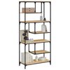 vidaXL Bokhylle sonoma eik 81x36x176 cm konstruert tre