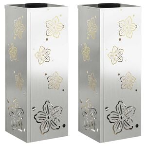 vidaXL Solenergi LED stibelys 2 pcs Galvanisert Galvanisert