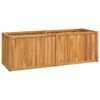 vidaXL H&oslash;ybed 150x50x50 cm heltre teak