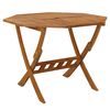 vidaXL Sammenleggbart hagebord 90x75 cm heltre akasie
