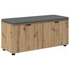 vidaXL Gangbenk Artisan Eik 100 x 38 x 46 cm