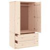 vidaXL Garderobe ALTA 90x55x170 cm heltre furu