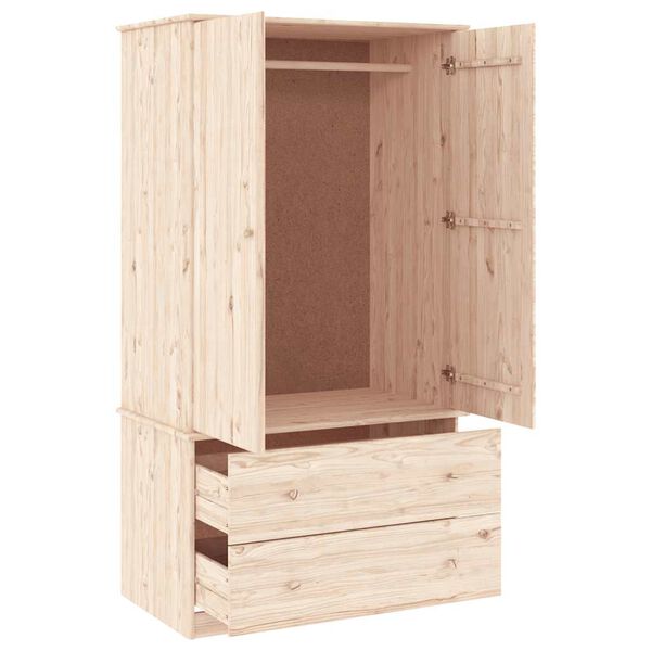 vidaXL Garderobe ALTA 90x55x170 cm heltre furu