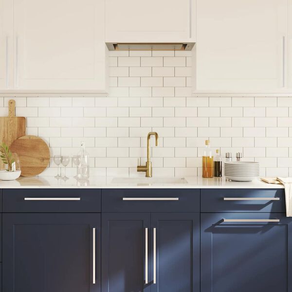 vidaXL Skaph&aring;ndtak 5 stk s&oslash;lv 320 mm rustfritt st&aring;l