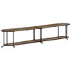 vidaXL TV-benk 200x42x40 cm gjenvunnet heltre