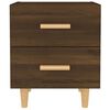 vidaXL Nattbord 2 stk brun eik 40x35x47,5 cm