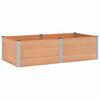 vidaXL H&oslash;ybed Brun 200 x 100 x 54 cm WPC og Aluminium