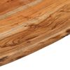 vidaXL Bordplate 80x80x3,8 cm firkantet heltre akasie naturlig kant
