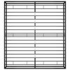 vidaXL Sengeramme svart metall 200x200 cm