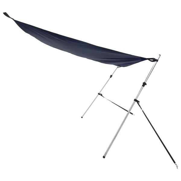 vidaXL T-Top solskjermutvidelse blå 170x208x(115-183) cm