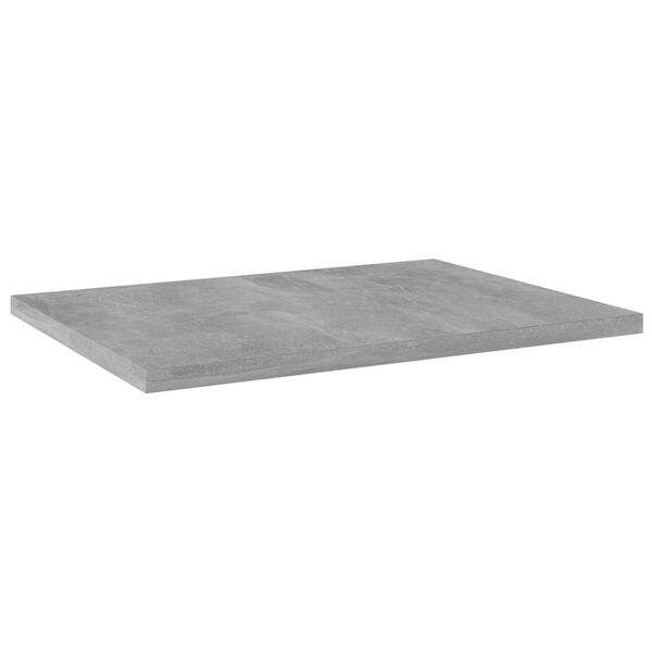 vidaXL Hylleplater 4 stk betonggr&aring; 40x30x1,5 cm konstruert tre