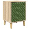 vidaXL Nattbordskap GELEEN Sonoma eik 36 x 33 x 50 cm Konstruert tre