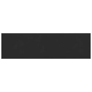 vidaXL Vinduskarmer Svart med trestruktur 160 x 45 x 4,5 cm PVC