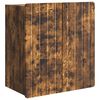 vidaXL Vegghengt skap R&oslash;kt Eik 59 x 31 x 64 cm Konstruert tre