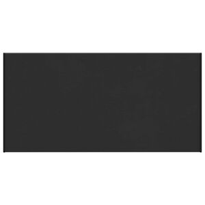 vidaXL Vinduskarmer Svart med trestruktur 60 x 40 x 4,5 cm PVC