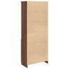 vidaXL Highboard brun eik 70x35x180 cm konstruert tre