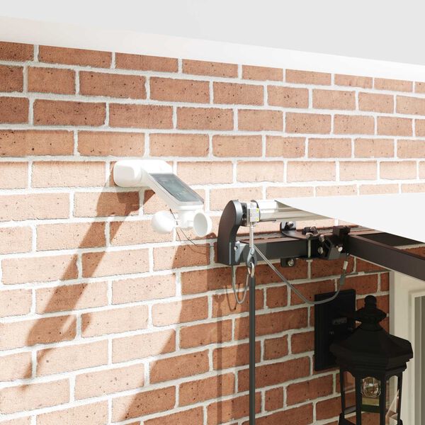 vidaXL Markiseduk med Hvit 400 &times; 350 cm Polyester