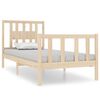vidaXL Sengeramme heltre furu 90x190 cm Single