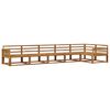 vidaXL Utend&oslash;rs sofa-sett 6 pcs Naturlig Solid akasietre