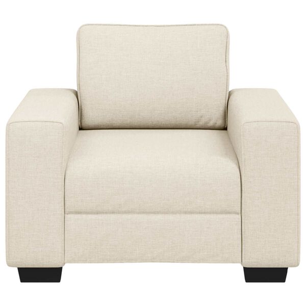 vidaXL | Sofa | med pute med pute Beige 100 x 77 x 82 cm Lin
