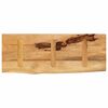 vidaXL Bordplate 90x30x2,5 cm naturlig kant grovt heltre mangotre