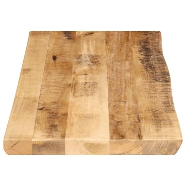 vidaXL Bordplate naturlig kant 100x40x3,8 cm grovt heltre mangotre