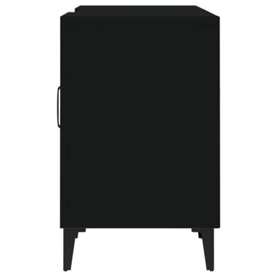 vidaXL TV-benk svart 150x30x50 cm konstruert tre