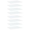 vidaXL Hylleplater 8 stk hvit 60x50x1,5 cm sponplate