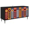 vidaXL TV-skap ESSEN 102 x 33 x 51 cm Svart eik Konstruert tre