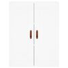 vidaXL Highboard hvit 69,5x34x180 cm konstruert tre