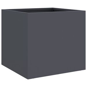 vidaXL Plantekasse antrasitt 32x30x29 cm st&aring;l