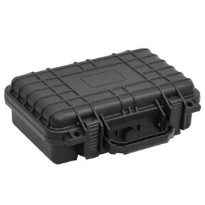 vidaXL B&aelig;rbar flykasse svart 30x22x10 cm PP
