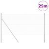 vidaXL Gjerdep&aring;le s&oslash;lv 25 x 1 m (13 mm mesh) St&aring;l