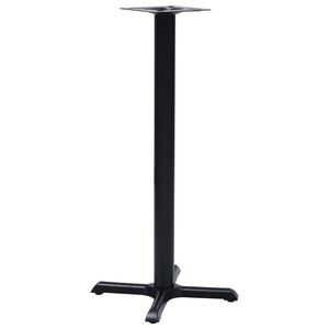 vidaXL Bordben til bistrobord svart 56x56x107 cm st&oslash;pejern