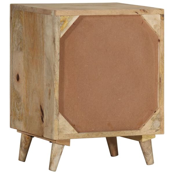 vidaXL Nattbord 40x30x50 cm heltre mango