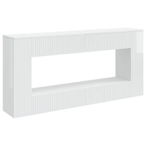 vidaXL Konsollbord H&oslash;gglans Hvit 155 x 29 x 74 cm Konstruert tre