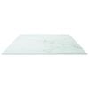 vidaXL Bordplate hvit 100x50 cm 6 mm herdet glass med marmor design