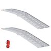 vidaXL Sammenleggbar motorsykkelrampe 340 kg per rampe 2 pcs s&oslash;lv