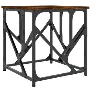 vidaXL Salongbord r&oslash;kt eik 45x45x47,5 cm konstruert tre