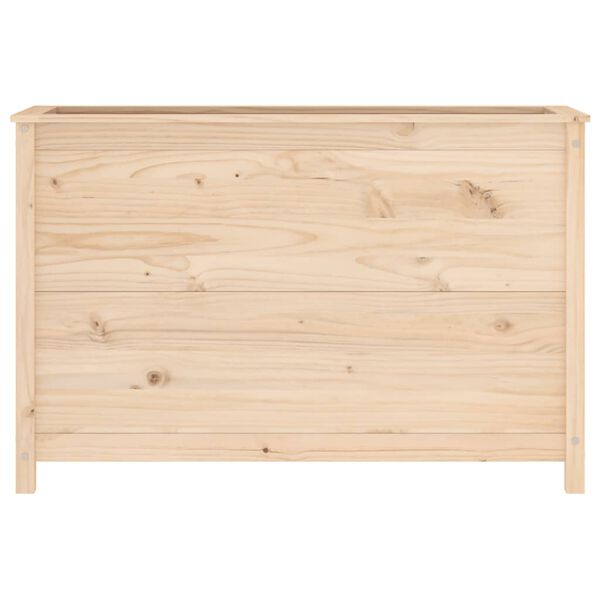 vidaXL Høybed for hage 119,5x40x78 cm heltre furu