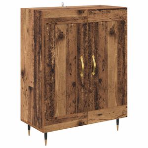 vidaXL Serviesskap Gammelt tre 69,5 x 34 x 90 cm Konstruert tre