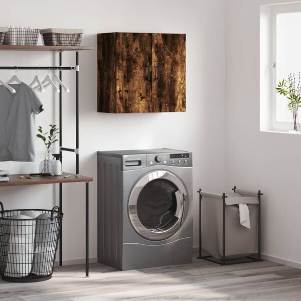 vidaXL Veggskap r&oslash;kt eik 60x31x60 cm konstruert tre