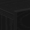 vidaXL Flytende nattbord 2 stk svart eik 40x32x15 cm konstruert tre