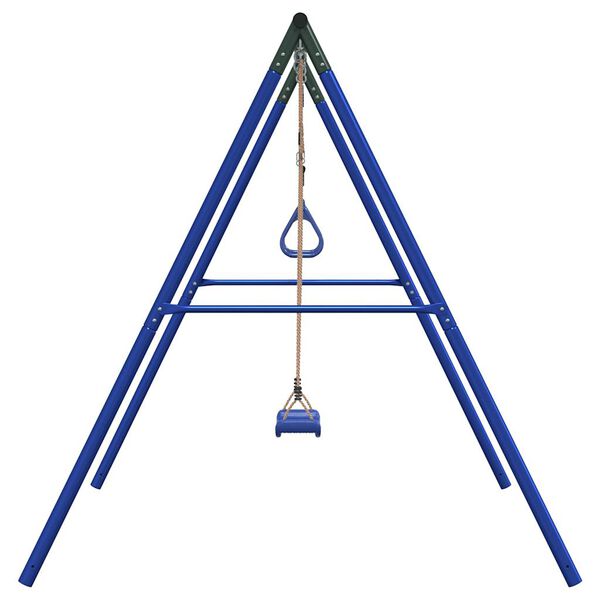 vidaXL Utendørs huskesett med huske og trapes