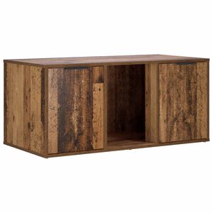 vidaXL Katt bur m&oslash;bel Gammelt tre 100 x 49 x 45 cm Konstruert tre