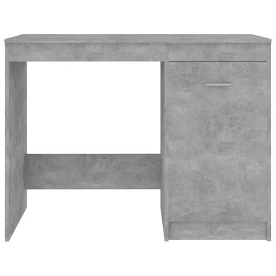 vidaXL Skrivebord betonggrå 100x50x76 cm sponplate
