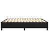 vidaXL Boxspring-sengeramme boksfjær svart 180x200 cm Super King stoff