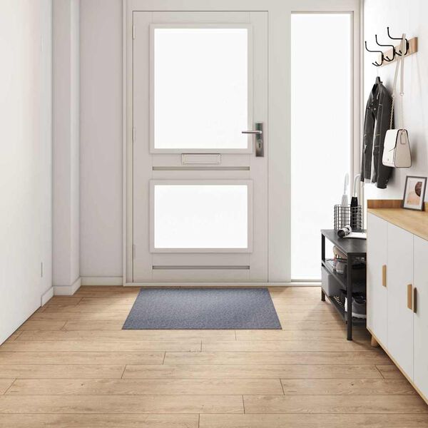 vidaXL Teppel&oslash;per Lysegr&aring; 100 x 100 cm stoff